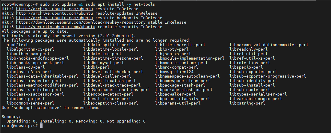 Netstat Command Howsnip