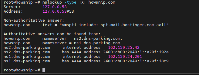 Nslookup Commands Howsnip