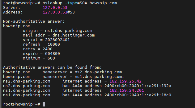 Nslookup Commands Howsnip