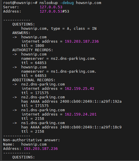Nslookup Commands Howsnip