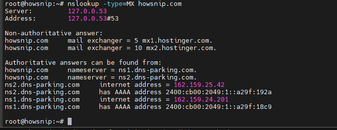 Nslookup Commands Howsnip