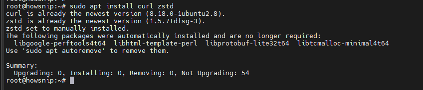 Olama Install Howsnip