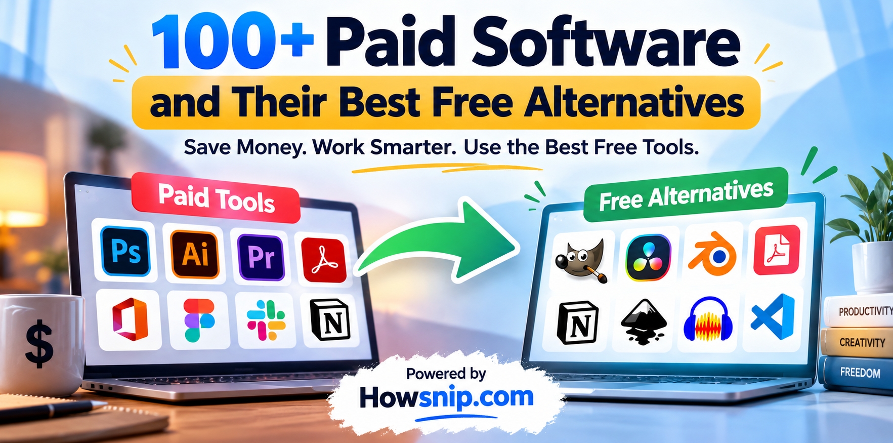 Paid Software Alternatives Howsnip