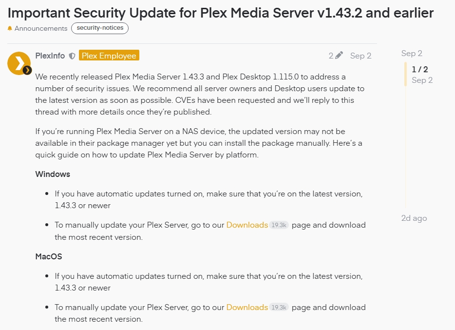 Plex2Shell