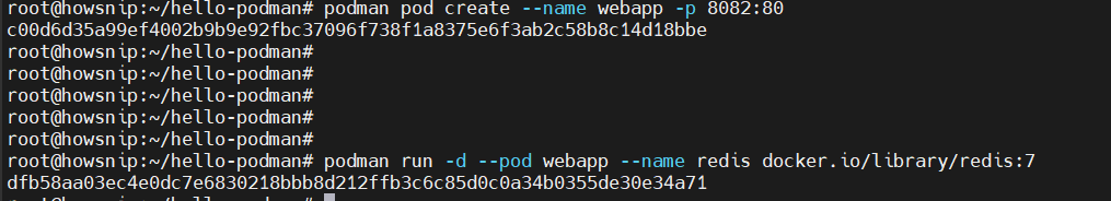Podman Install Howsnip