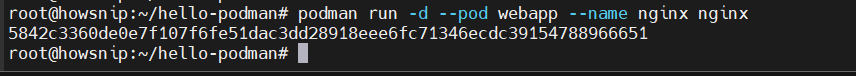 Podman Install Howsnip