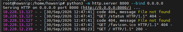 Python HTTP Server