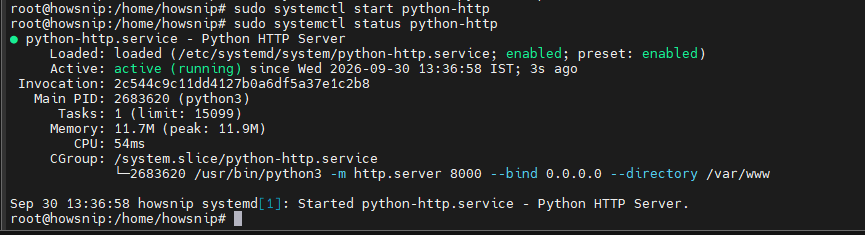 Python HTTP Server