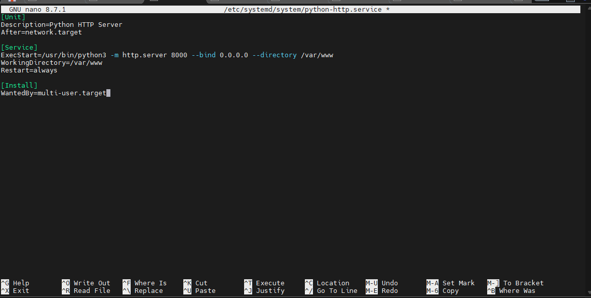 Python HTTP Server