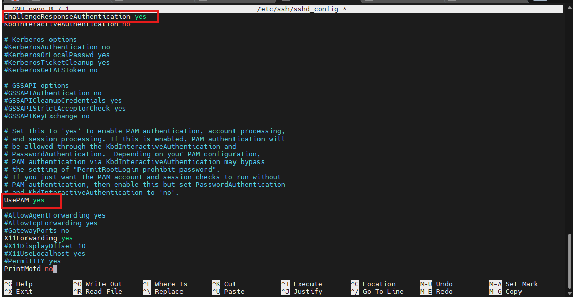 SSH Two Factor Ubuntu Howsnip