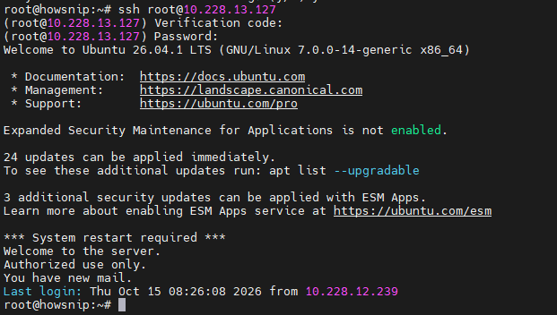 SSH Two Factor Ubuntu Howsnip