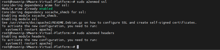 Self Signed SSL Howsnip