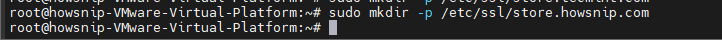 Self Signed SSL Howsnip