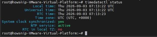Set Timezone linux Howsnip