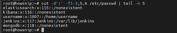 Substrings Linux Howsnip