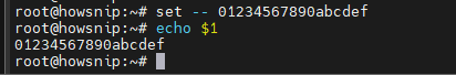 Substrings Linux Howsnip