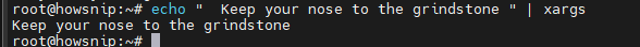 Substrings Linux Howsnip