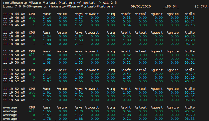 Sysstat Commands Howsnip