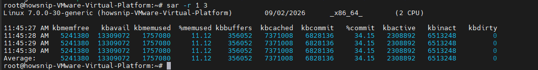 Sysstat Commands Howsnip