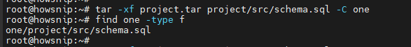 Tar Command Linux