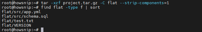 Tar Command Linux