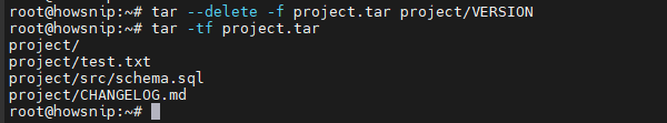 Tar Command Linux