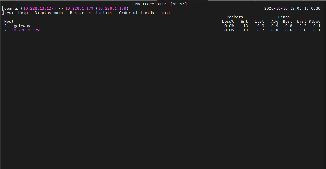 Testing Connectivity Commands Howsnip