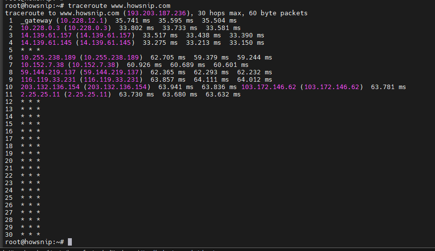 Testing Connectivity Commands Howsnip