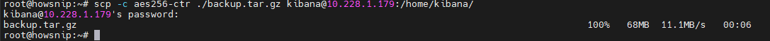 Transfer Files using scp Howsnip