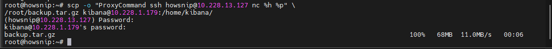 Transfer Files using scp Howsnip