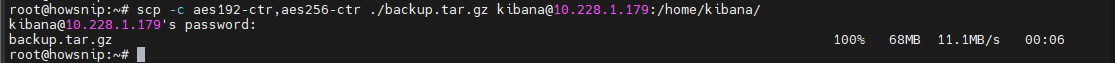Transfer Files using scp Howsnip