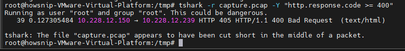 Tshark Howsnip