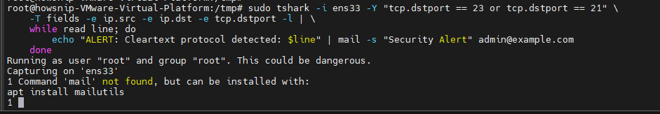 Tshark Howsnip