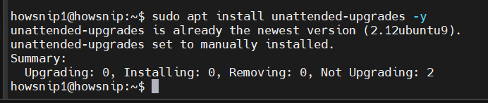 Ubuntu Setup Howsnip