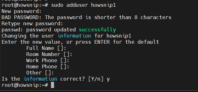 Ubuntu Setup Howsnip