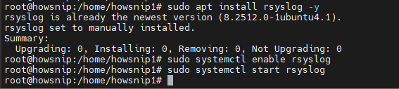 Ubuntu Setup Howsnip