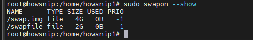 Ubuntu Setup Howsnip