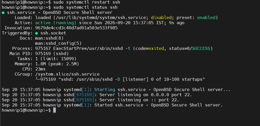 Ubuntu Setup Howsnip