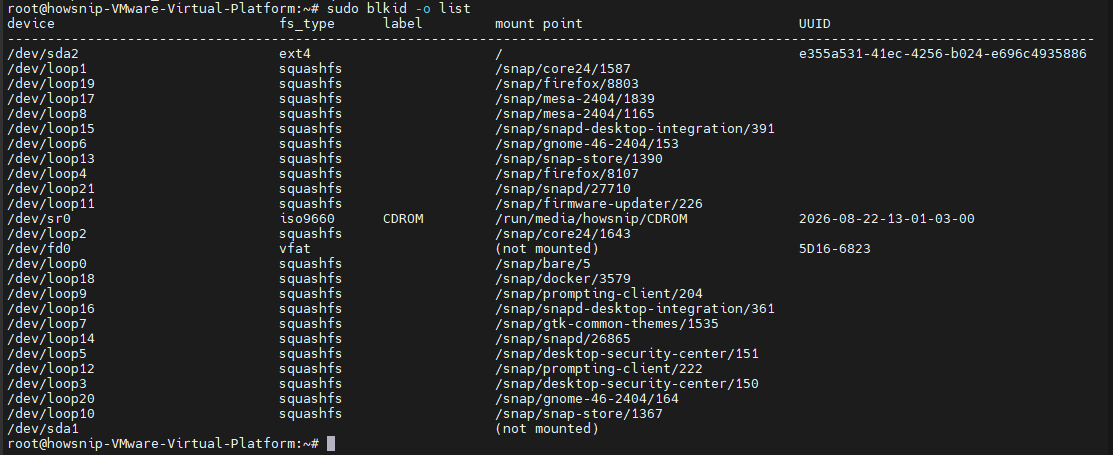 View List Disk Partitions Howsnip