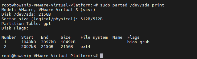 View List Disk Partitions Howsnip