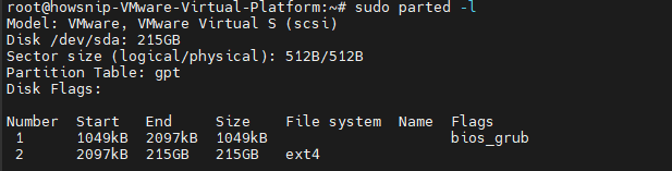 View List Disk Partitions Howsnip