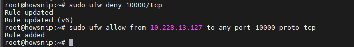 Webmin Install Howsnip