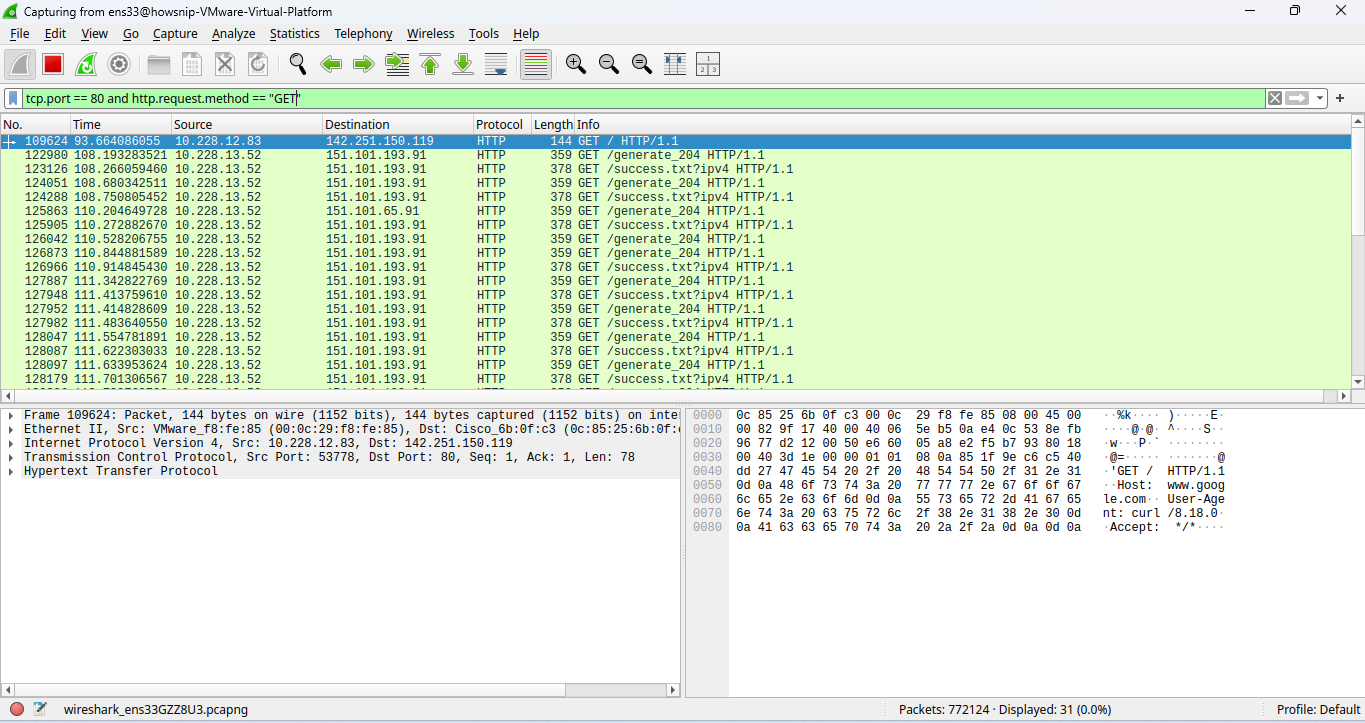 Wireshark Filters Howsnip