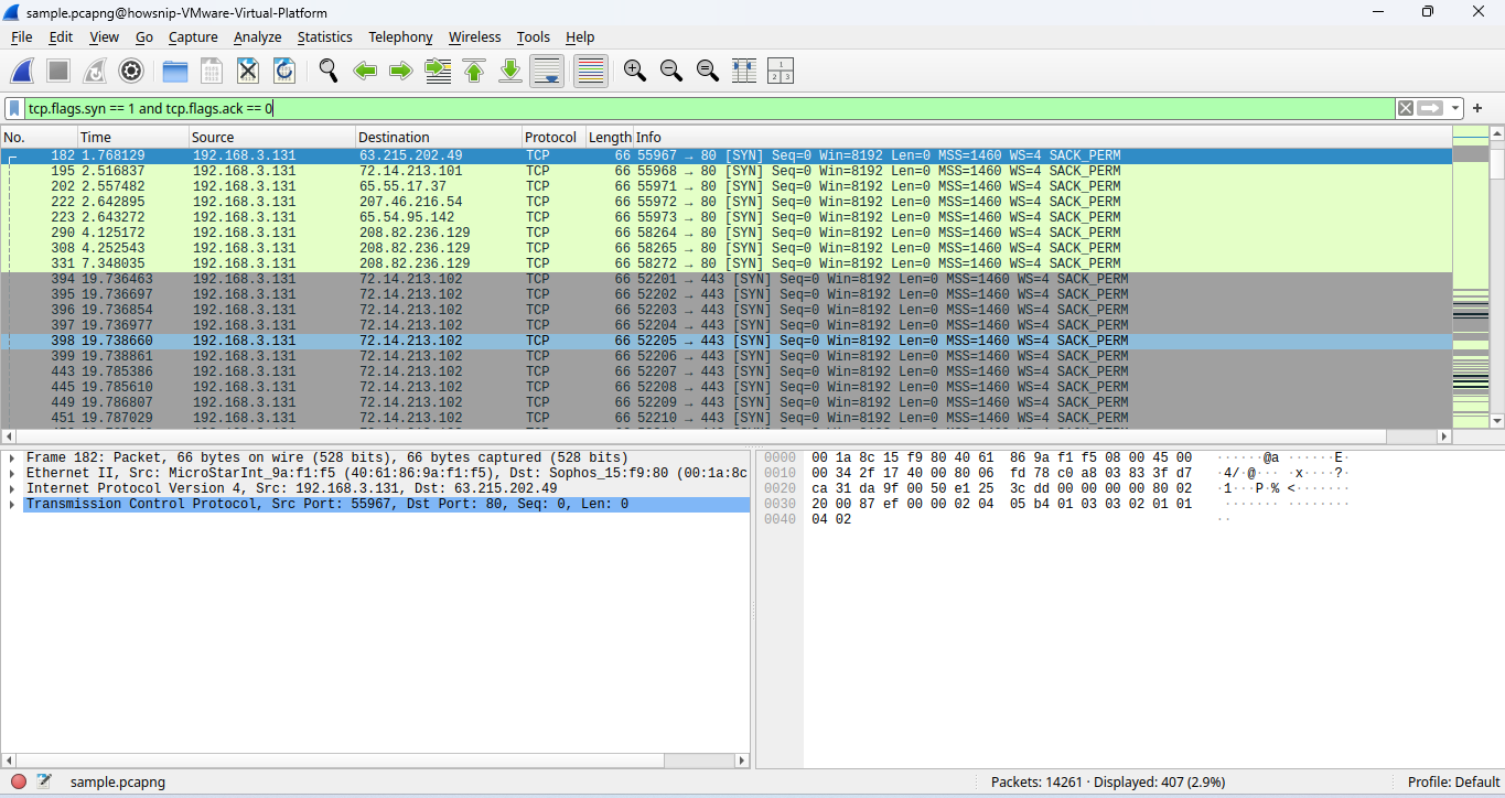Wireshark Filters Howsnip