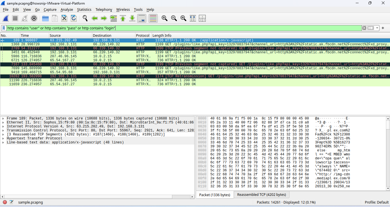 Wireshark Filters Howsnip