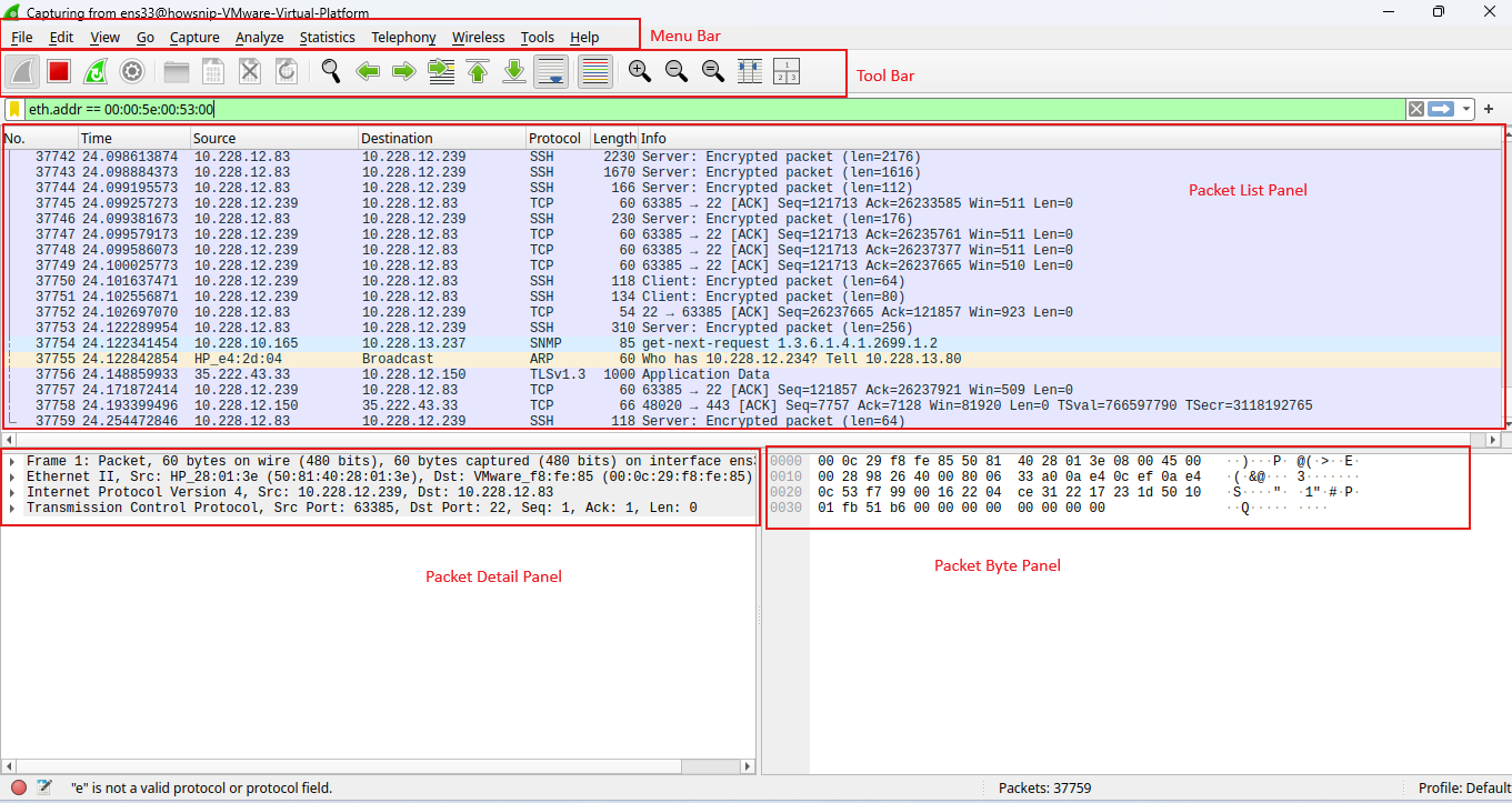 Wireshark Filters Howsnip