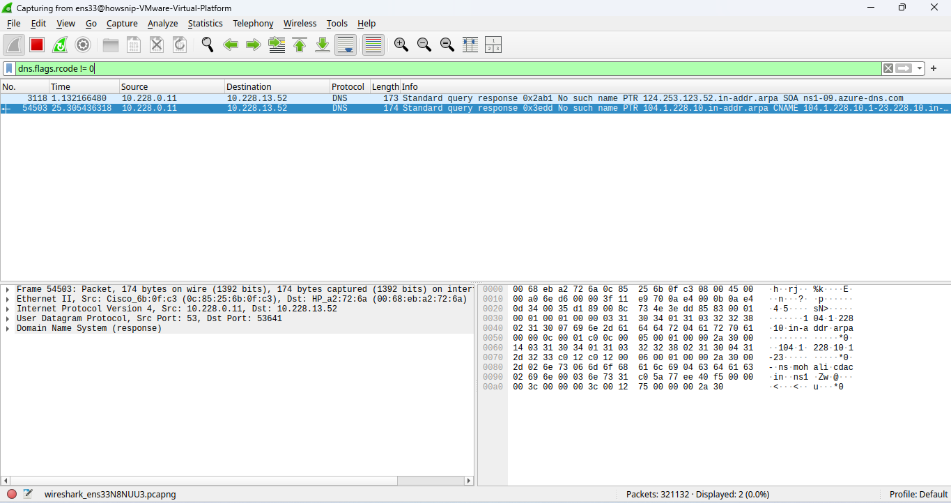 Wireshark Investigation Howsnip