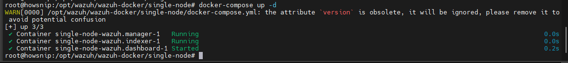Wzuh Install Howsnip