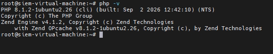 php version