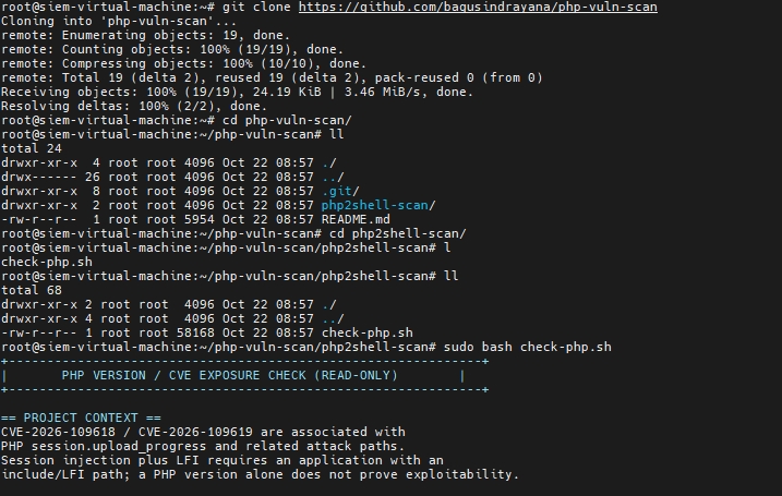 php vuln scan